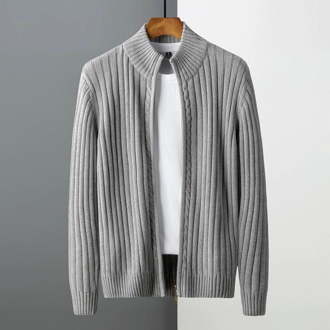 Sage™ - Tískulegur prjónaður renndur cardigan